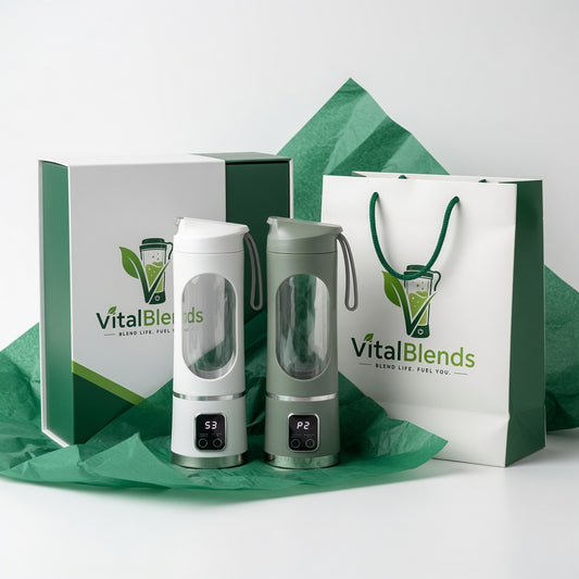 VitalBlends™ Portable Blender | USB Rechargeable Smoothie Maker